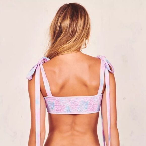 NEW! “Fancy, Cotton Candy” Smocked Bikini Set 🍭 - Picture 5 of 12